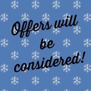 No Reasonable Offer will be turned away!